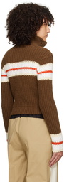 Kijun Brown Line Cardigan