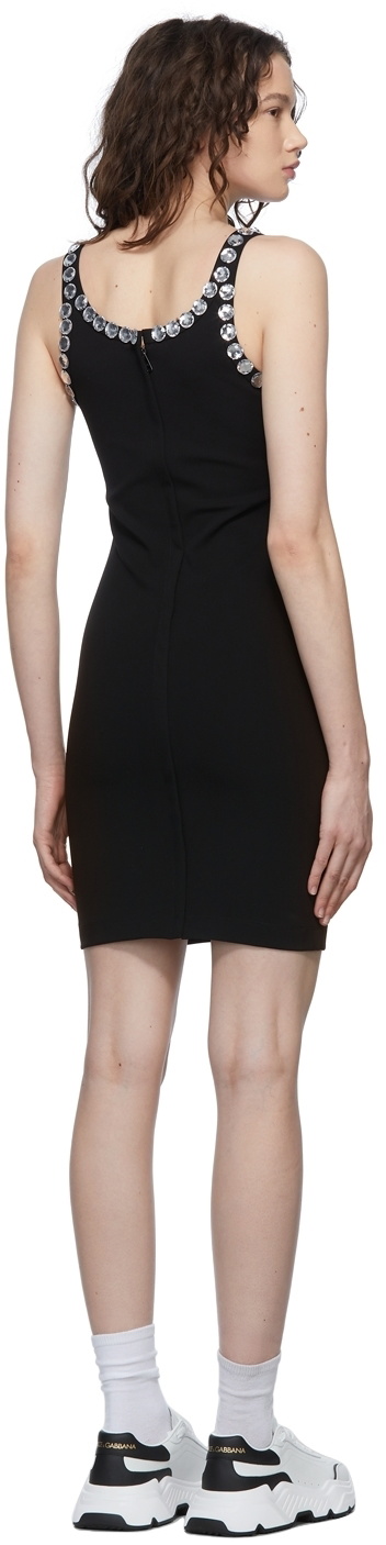 d&g black dress Dolce & Gabbana DG Crown Monogram Short-Sleeve Knit Dress main image 1