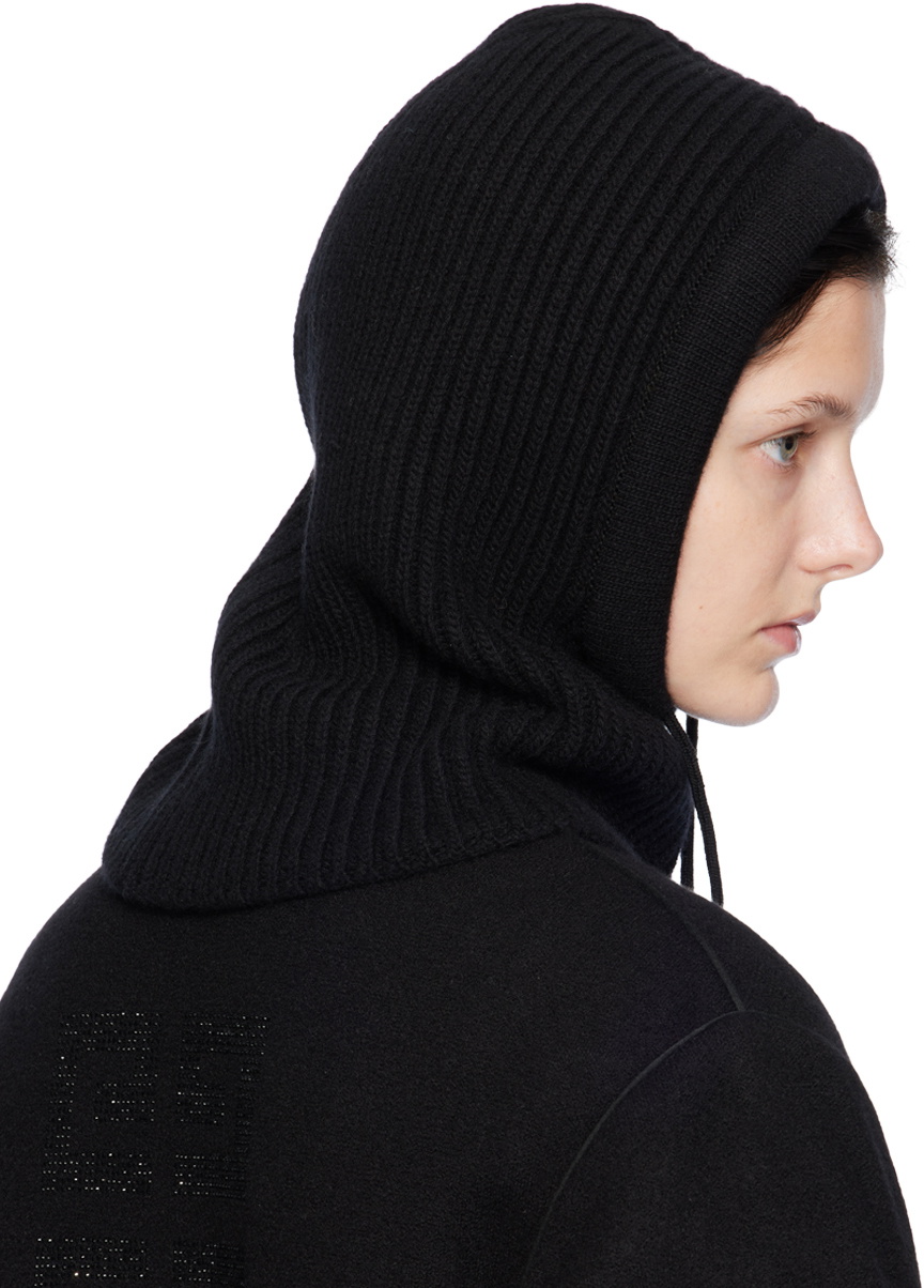 Givenchy Black Drawstring Balaclava Givenchy