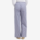 DONNI. Women's Stripe Pop Pant in Navy Stripe