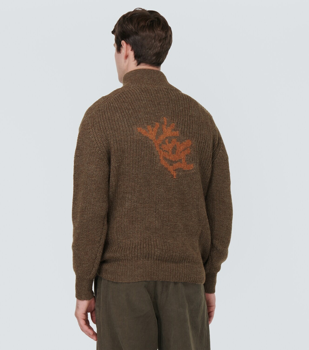 Ranra Bokasafn wool-blend  zip-up sweater