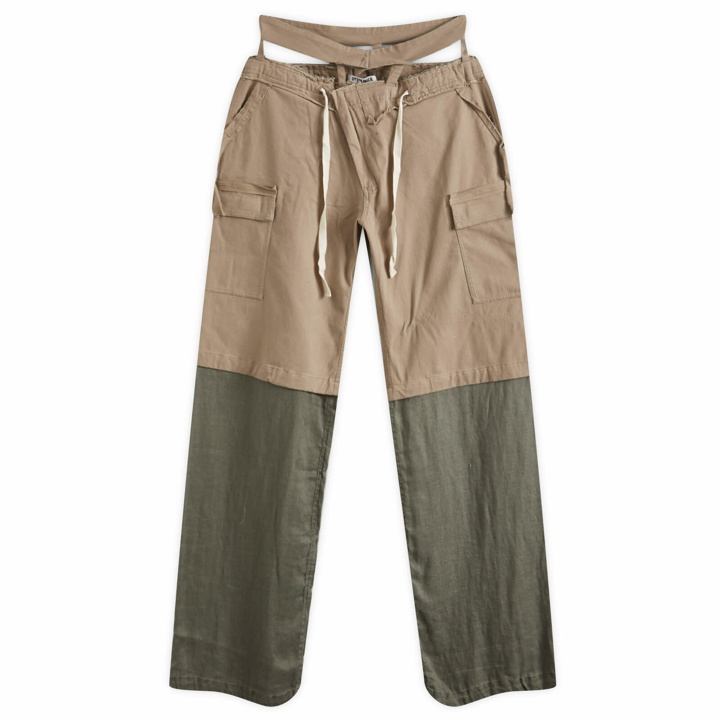 Photo: Ottolinger Women's Baggy Cargo Trousers in Olive Green