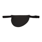 Alexander McQueen Black Mini Perforated Harness Bumbag