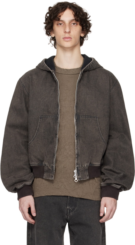 Photo: OUR LEGACY Black Bank Denim Jacket