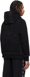 mastermind JAPAN Black Regular Fit Stitchwork Hoodie