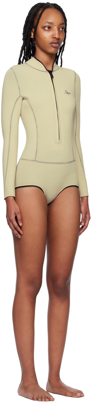 ABYSSE SSENSE Exclusive Beige Lotte One-Piece Wetsuit