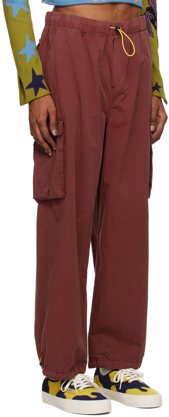 Brain Dead Burgundy Flight Cargo Pants Brain Dead