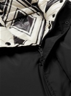Moncler - Hordelyme Reversible Printed Shell Hooded Down Jacket - Black