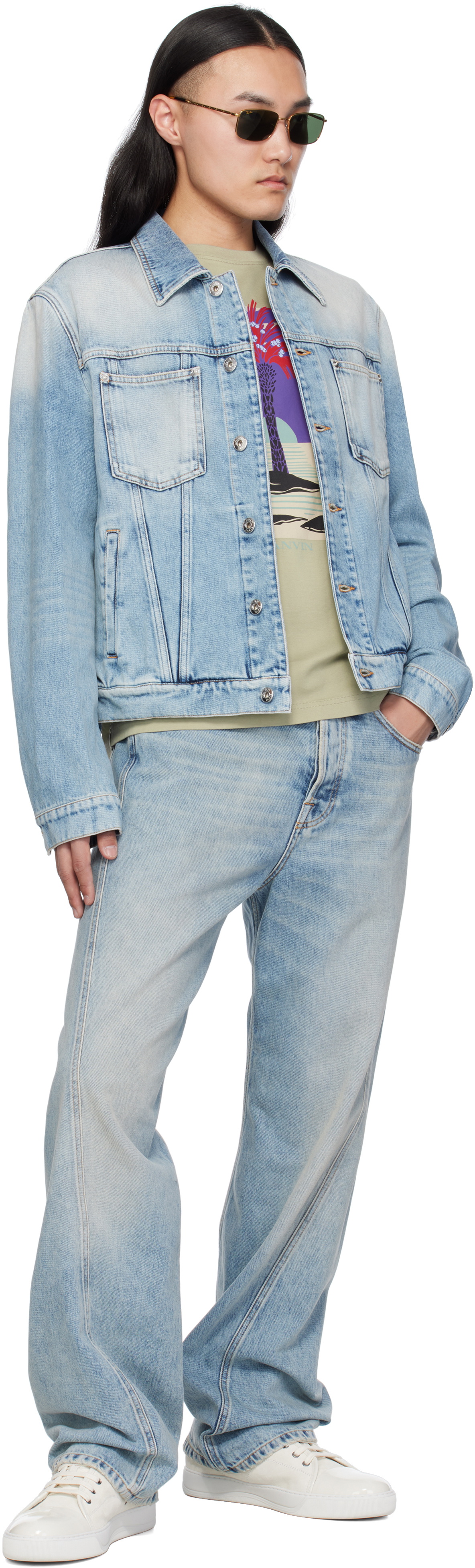Lanvin Blue Regular Denim Jacket