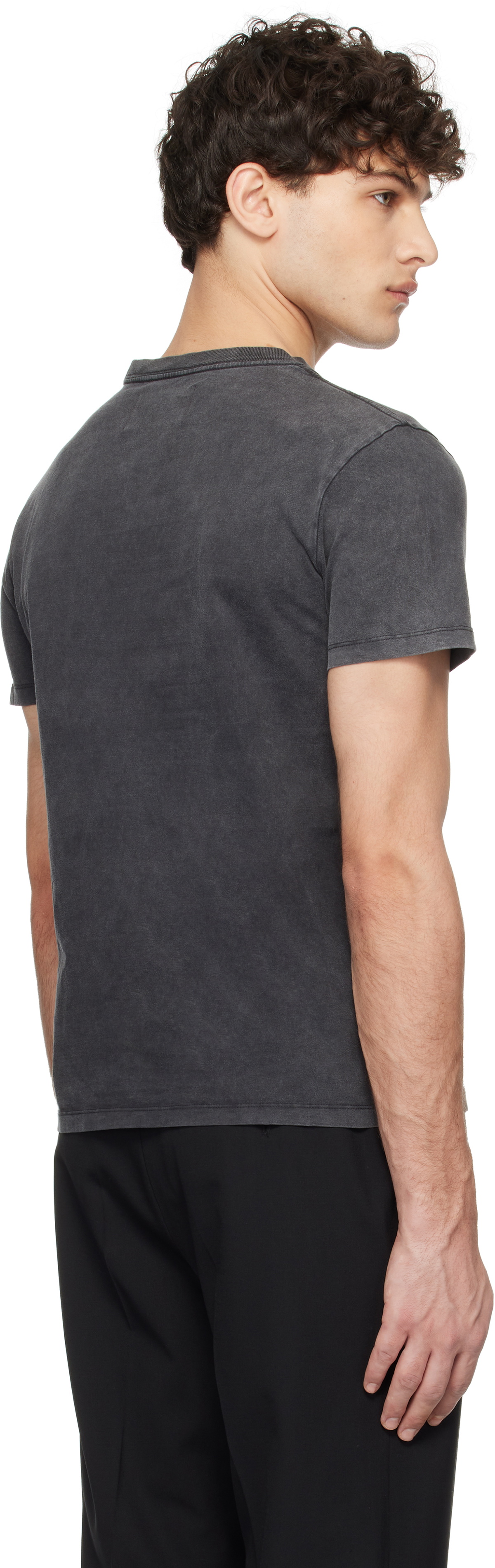 Tonywack Black Signature Garment-Dyed T-shirt