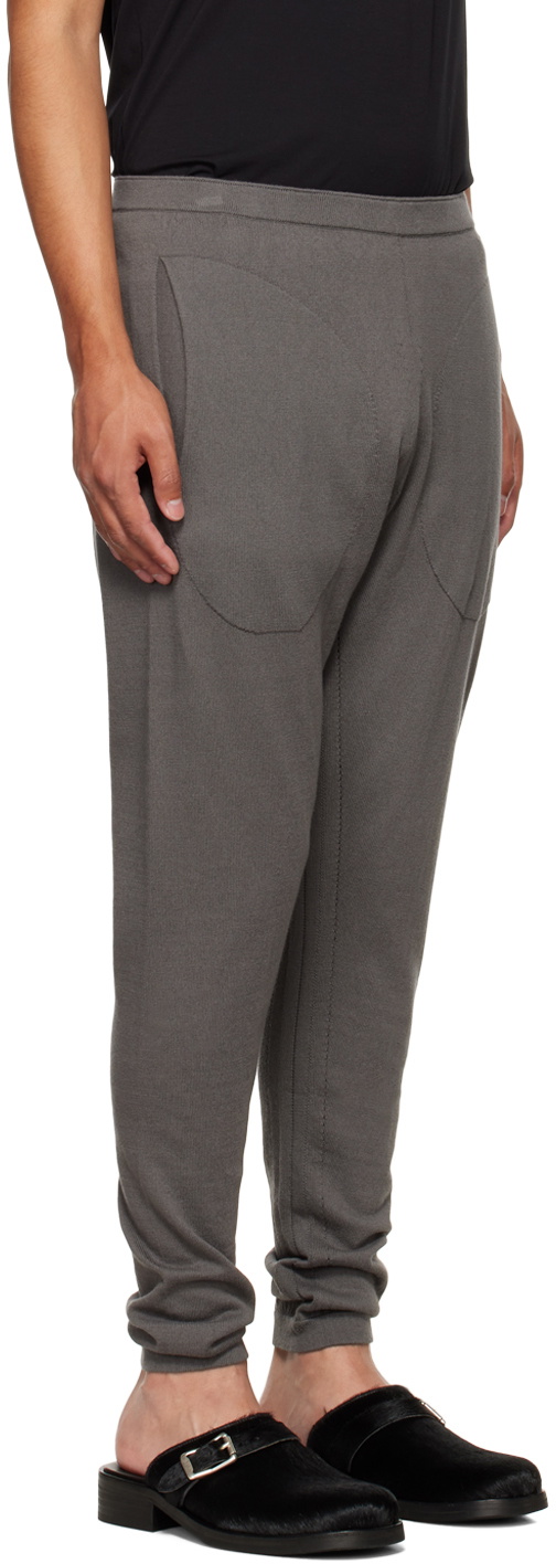 Label Under Construction Gray Perforated Lounge Pants