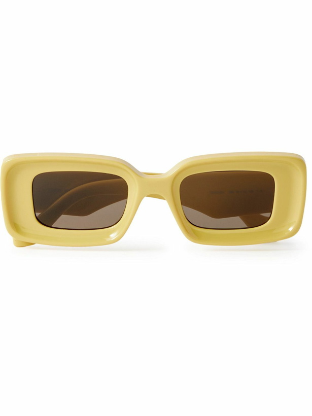 Photo: Loewe - Anagram Rectangular-Frame Acetate Sunglasses