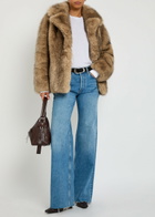 Stand Studio Valentina Faux fur Jacket Brown