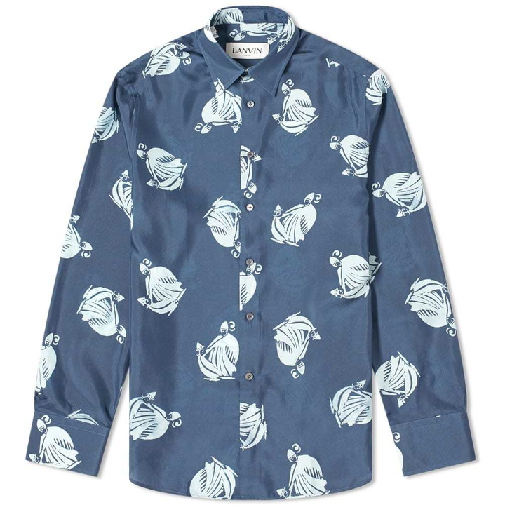 Photo: Lanvin Logo Print Shirt