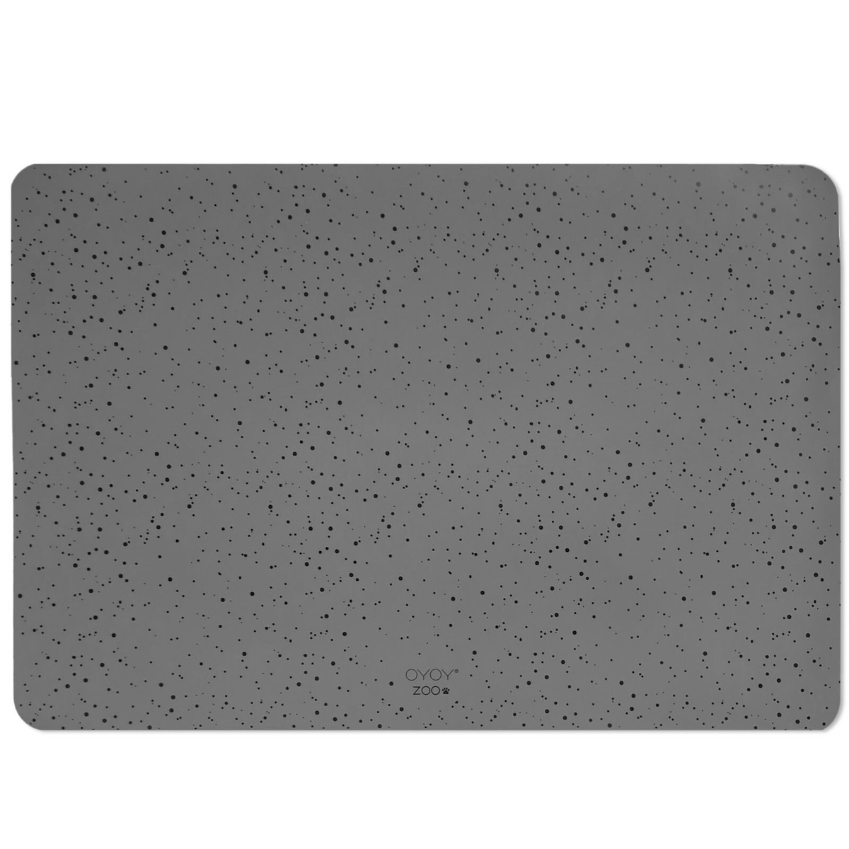 OYOY Koko Dog Bowl Mat in Black