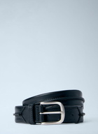 Dries Van Noten Embossead Seam Leather Belt