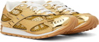 Bottega Veneta Gold Orbit Sneakers