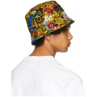 Versace Jeans Couture Multicolor Tropical Jungle Baroque Bucket Hat