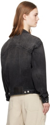 Rhude SSENSE Exclusive Black Denim Jacket