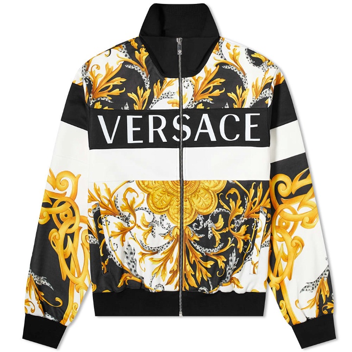 Photo: Versace Baroque Print Logo Track Jacket