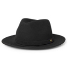 Lock & Co Hatters - Nomad Rollable Wool-Felt Trilby Hat - Black