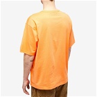 Acne Studios Men's Exford Face T-Shirt in Mandarin Orange