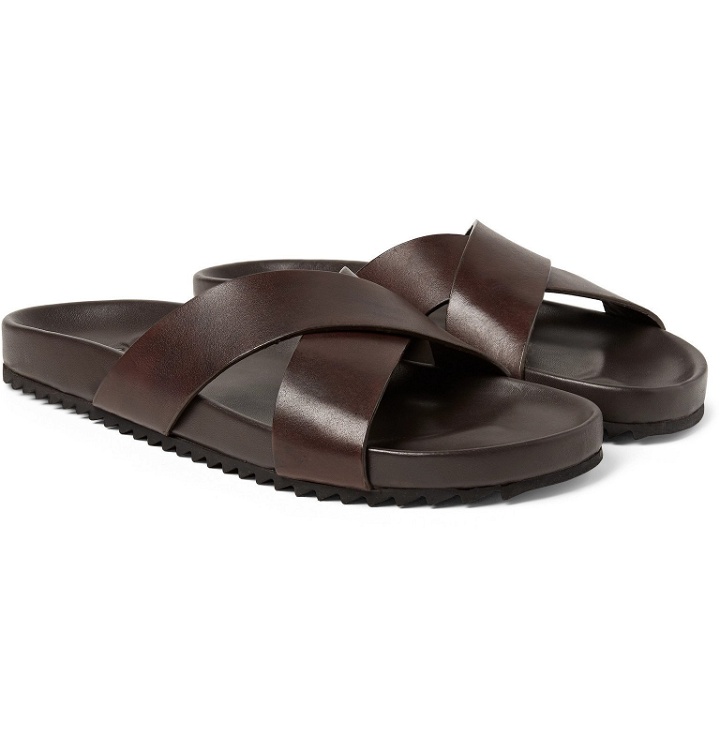 Photo: Grenson - Leather Sandals - Brown