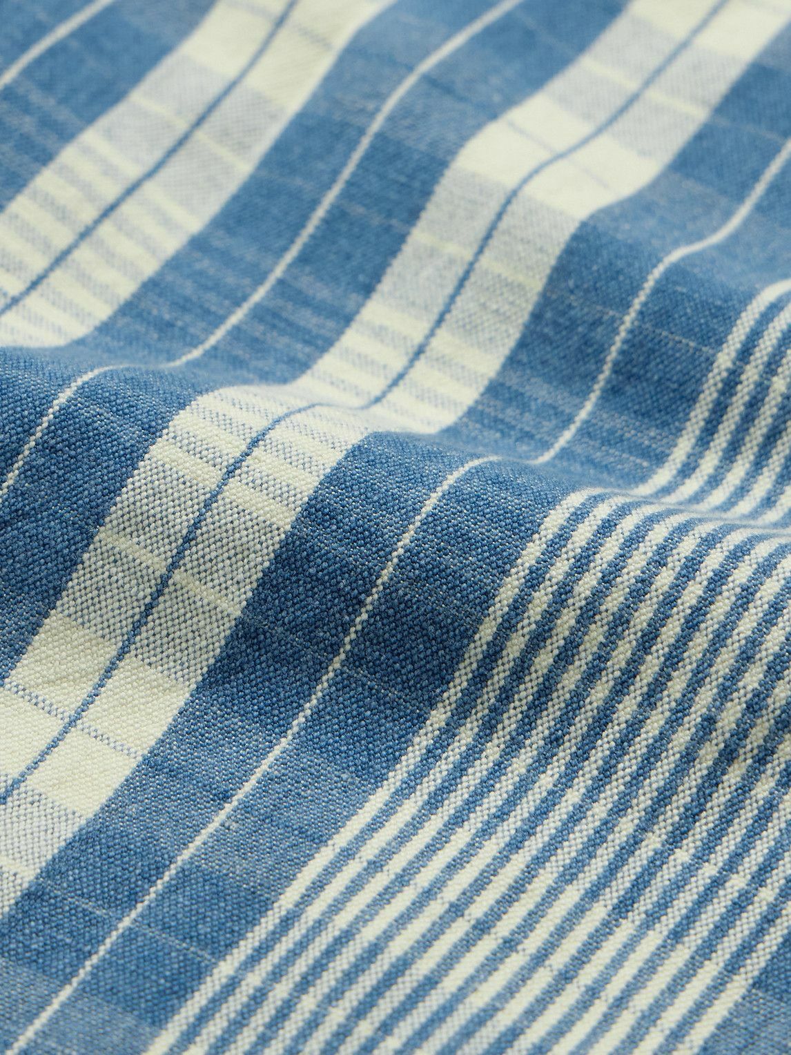 RRL - Farrell Checked Cotton Shirt - Blue RRL