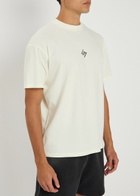 Represent 247 Motion Logo Stretch-cotton T-shirt White