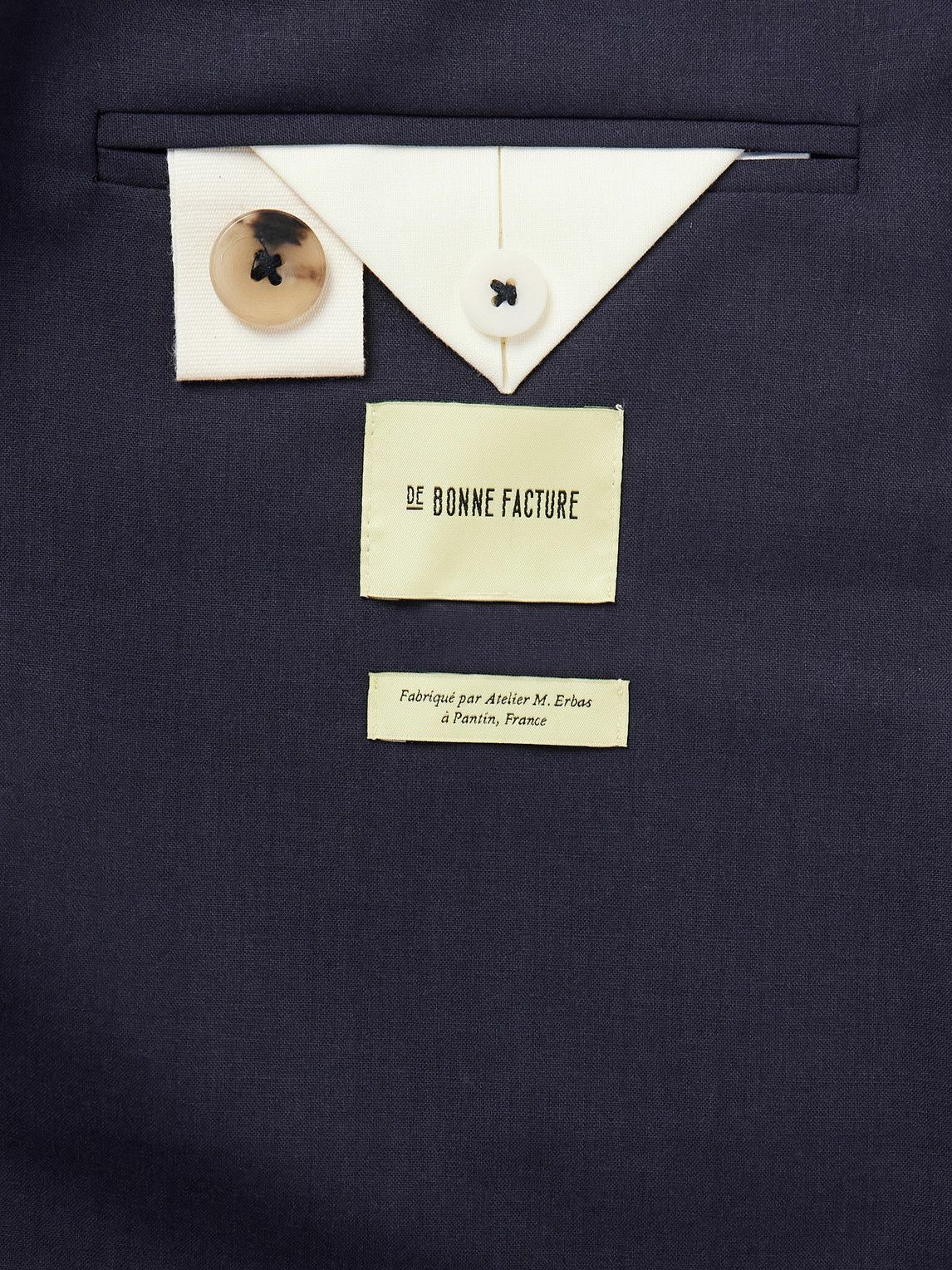 De Bonne Facture - Super 130s Wool Blazer - Blue
