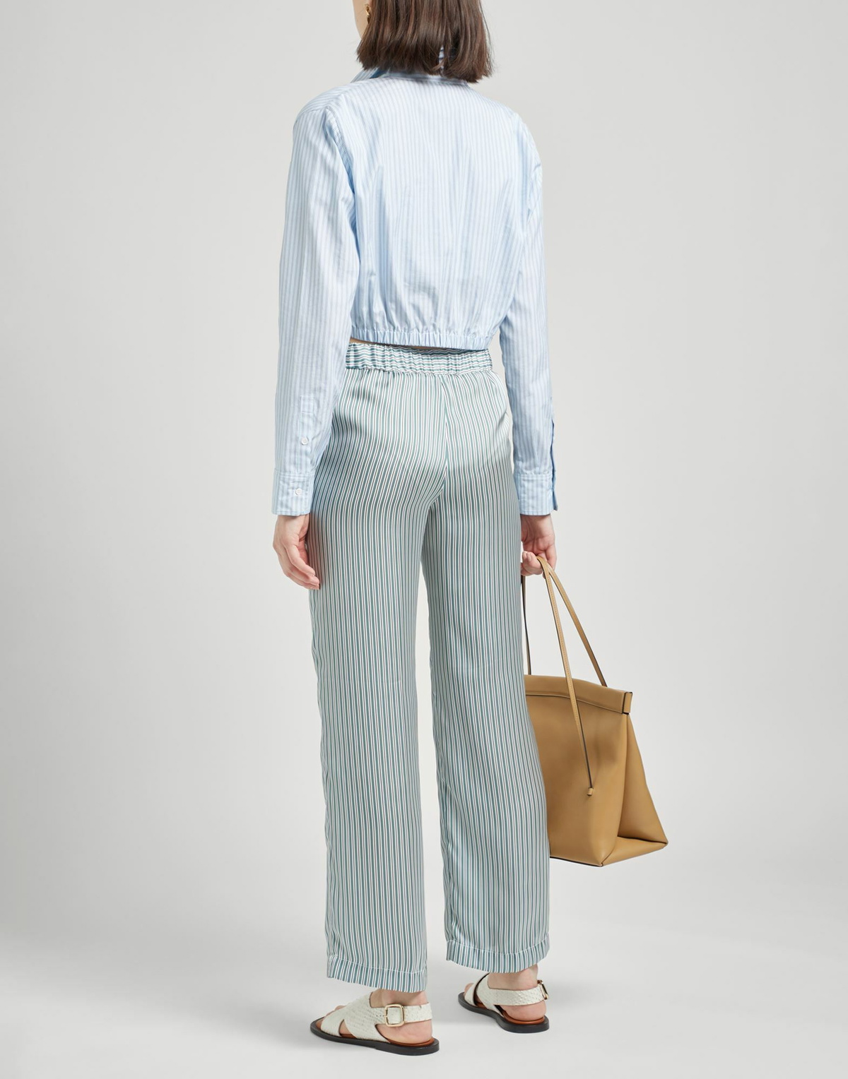 Peserico Womens Pants in Sage green