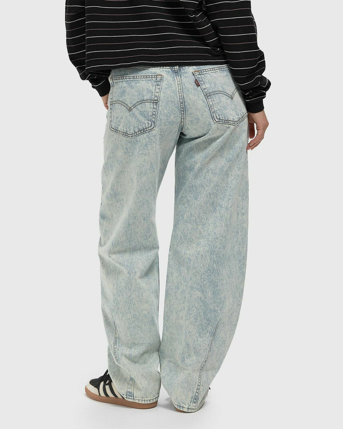Levis BAGGY DAD BARREL Blue Womens Jeans