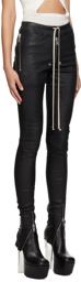 Rick Owens Black Gary Leather Pants