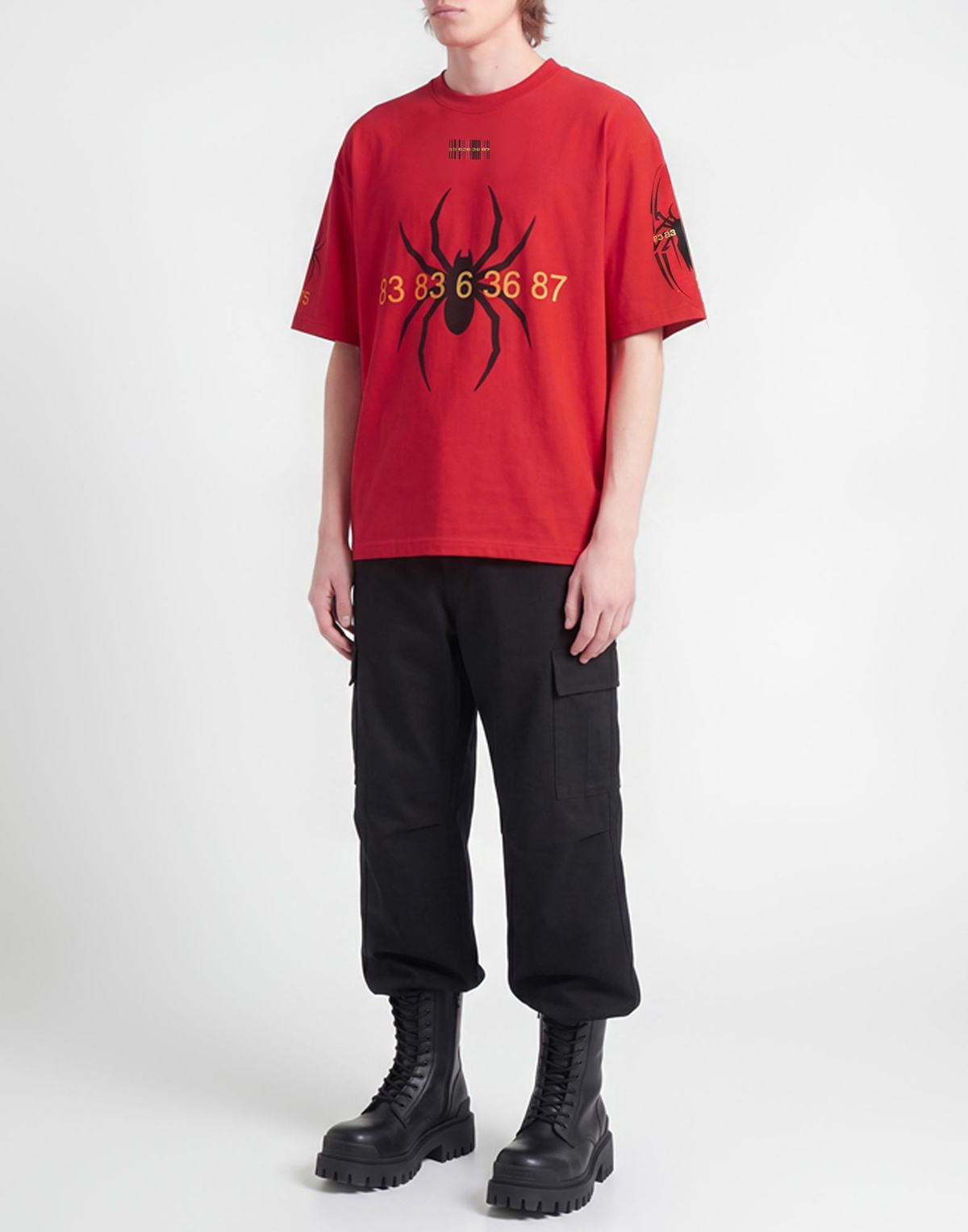 Vtmnts Mens T-shirt in Red