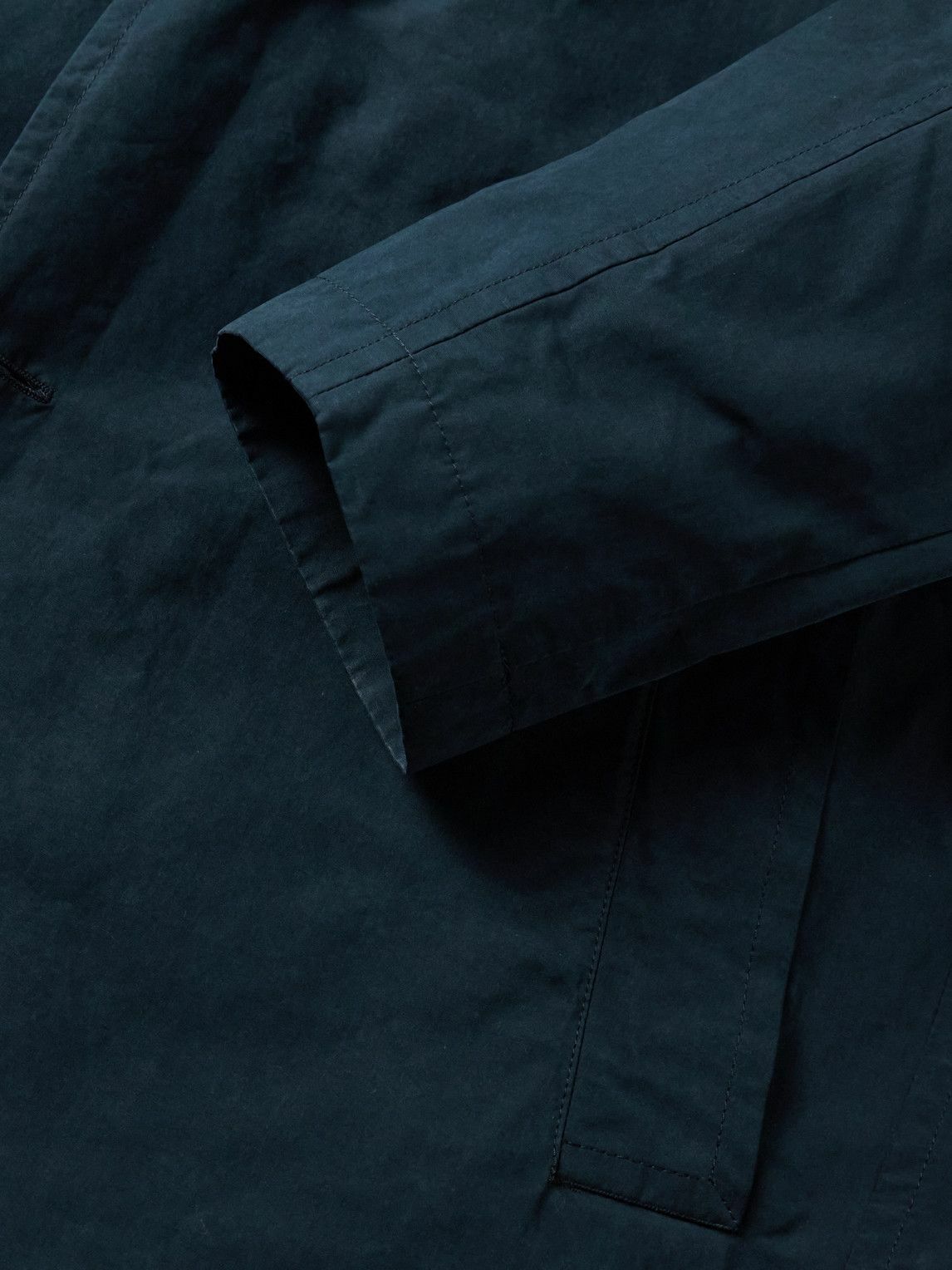 Massimo Alba - Mustang Woven Trench Coat - Blue