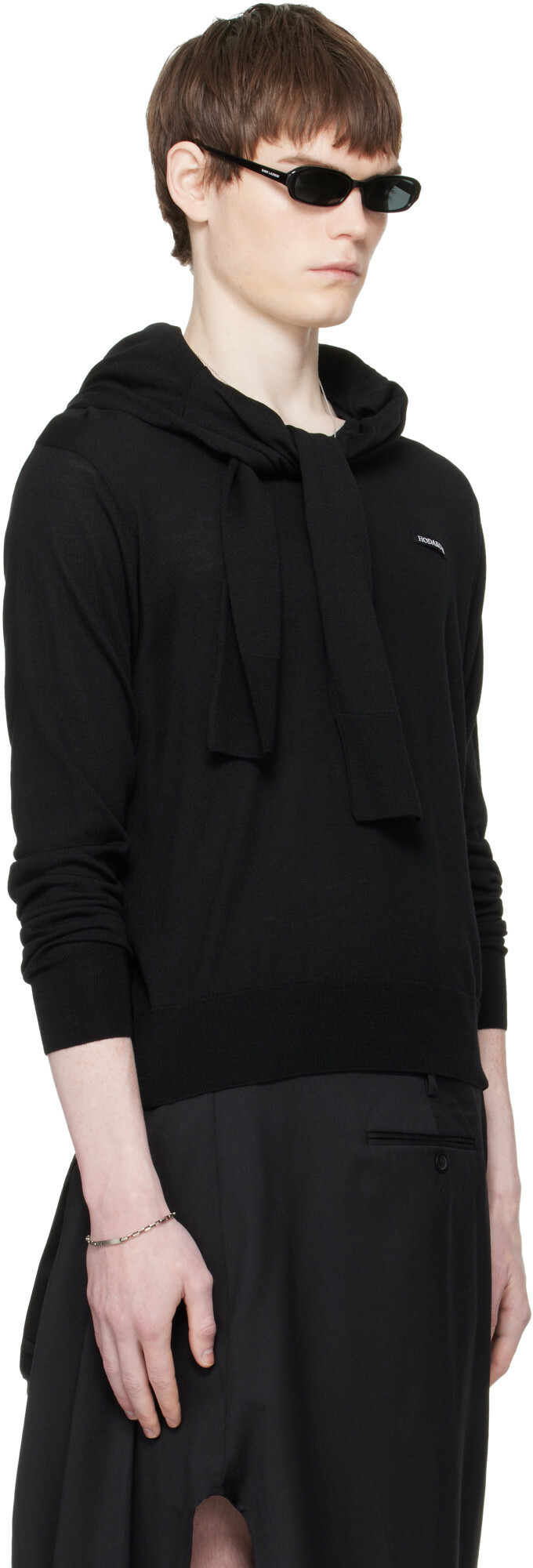 HODAKOVA Black Double Sleeve Sweater