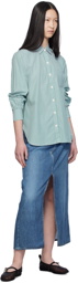 rag & bone Green Maxine Shirt