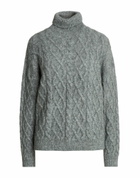 Peserico Womens Turtleneck in Grey