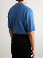 Kaptain Sunshine - Cotton-Piqué Polo Shirt - Blue