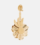Miu Miu Floral crystal-embellished drop earrings