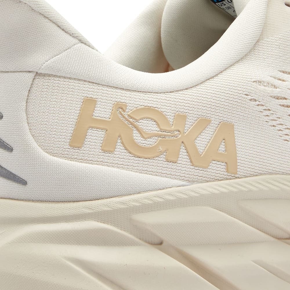 Hoka One One Women's Clifton 8 Sneakers in Eggnog/Shifting Sand Hoka