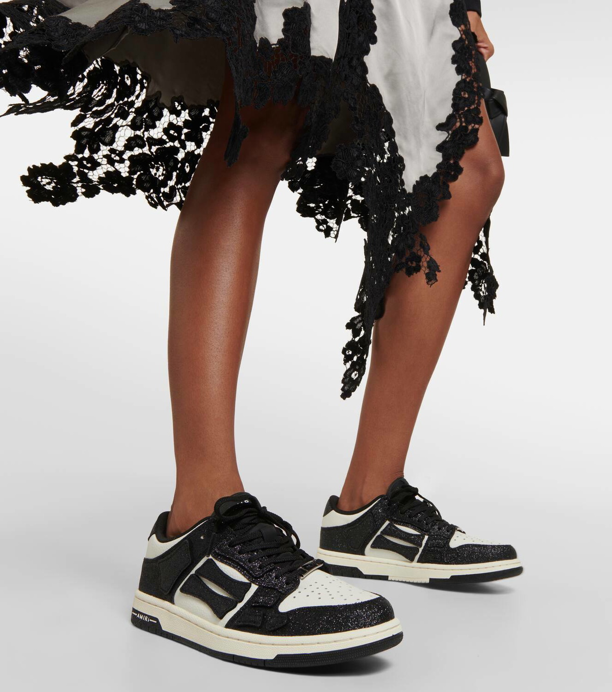 Amiri Skel Top embellished low-top sneakers Amiri
