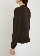Lemaire Twisted Knit Jumper Dark Brown