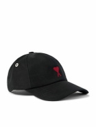 AMI PARIS - Logo-Embroidered Cotton-Twill Baseball Cap