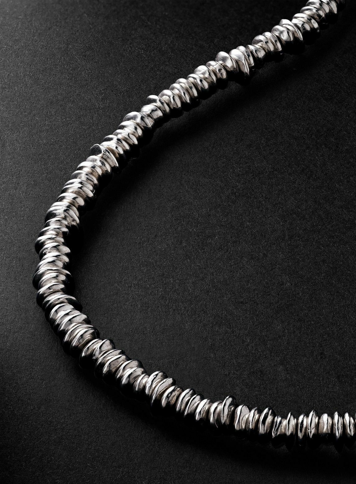 M. Cohen - Noix Sterling Silver Beaded Convertible Necklace
