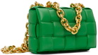 Bottega Veneta Green Chain Cassette Shoulder Bag