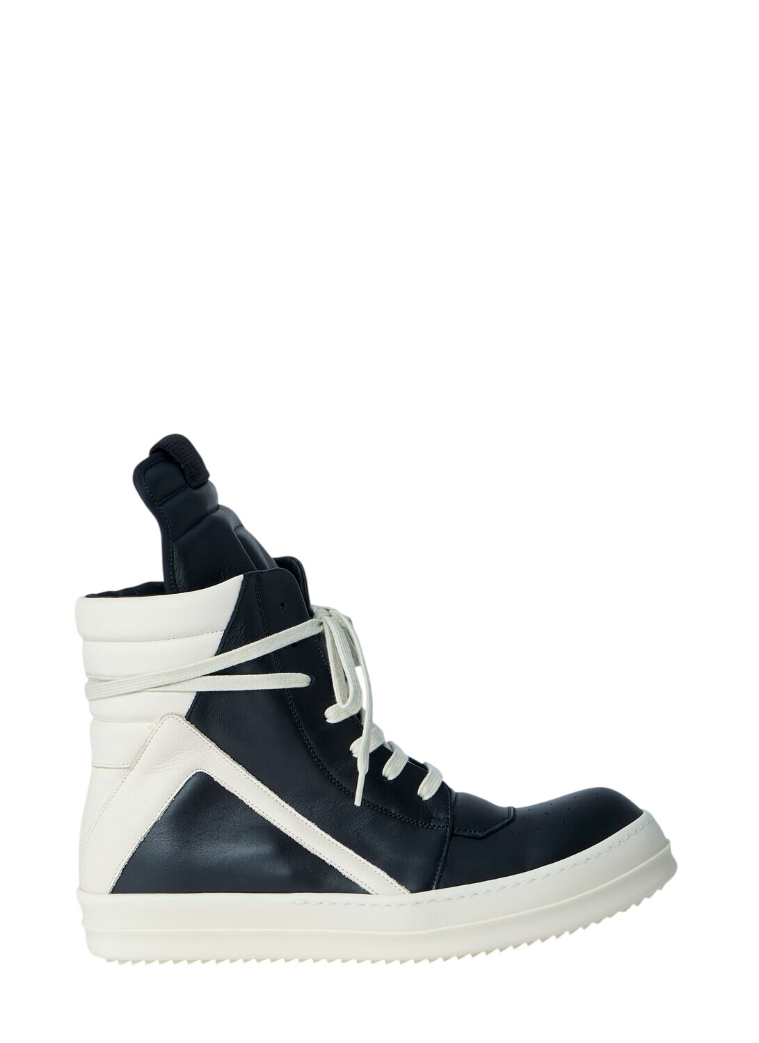 Rick Owens - Geobasket Calf Hair and Leather High-Top Sneakers