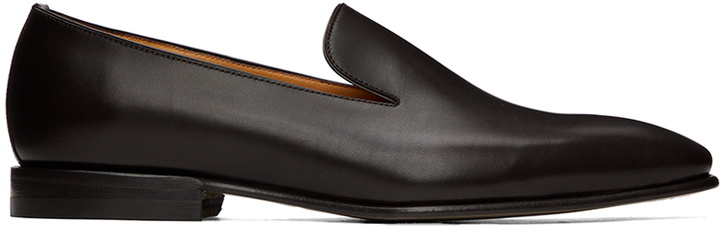 Photo: Manolo Blahnik Brown Djan Loafers