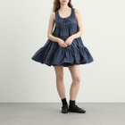 Cecilie Bahnsen Women's Aino Dress in Ripstop in Navy
