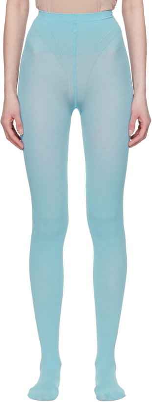 Photo: Swedish Stockings Blue Olivia Premium Tights